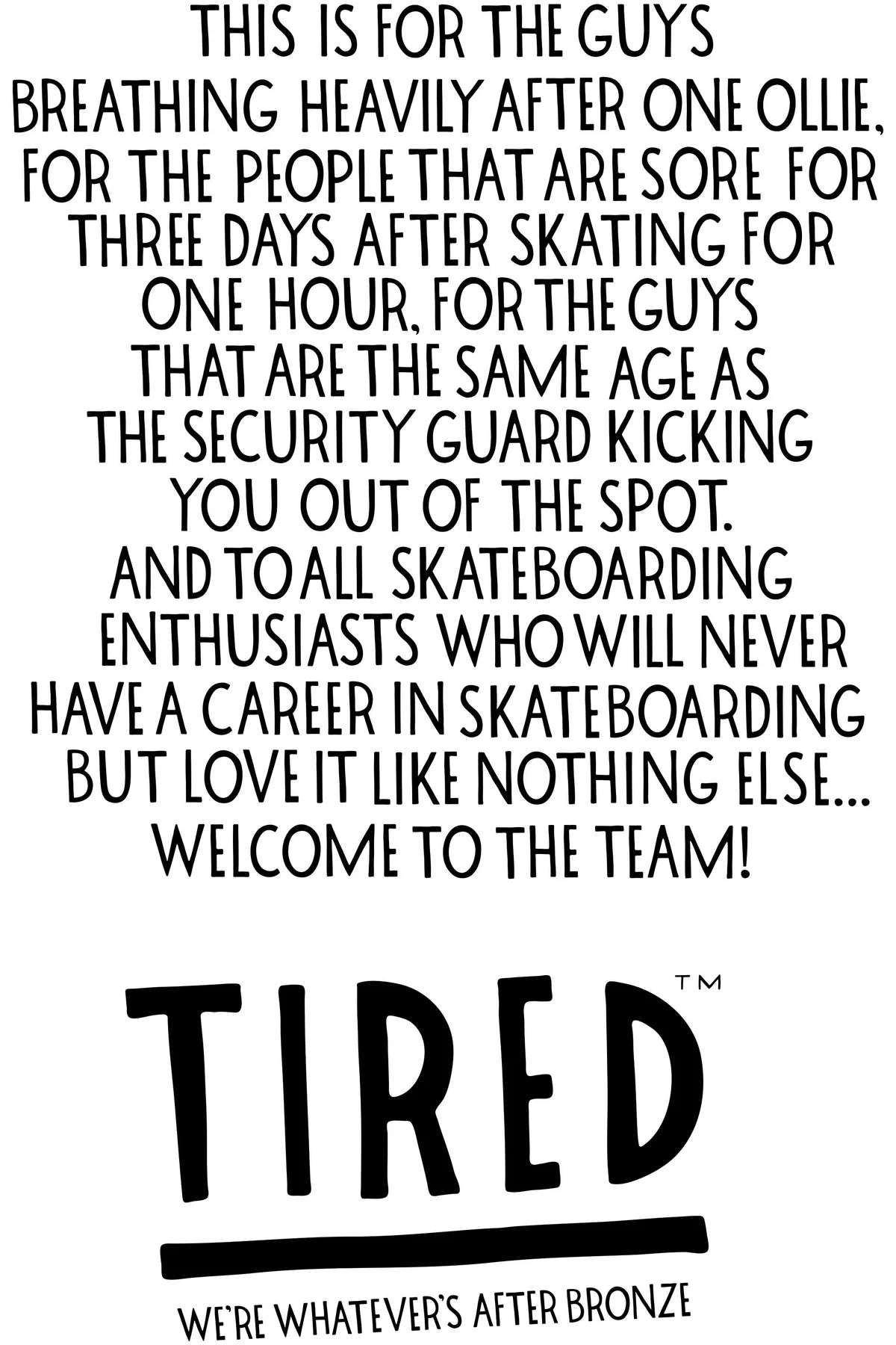 Tired Skateboards JP